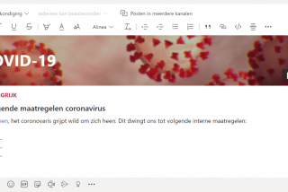 Medewerkers betrekken bij crisiscommunicatie met Teams | Wortell